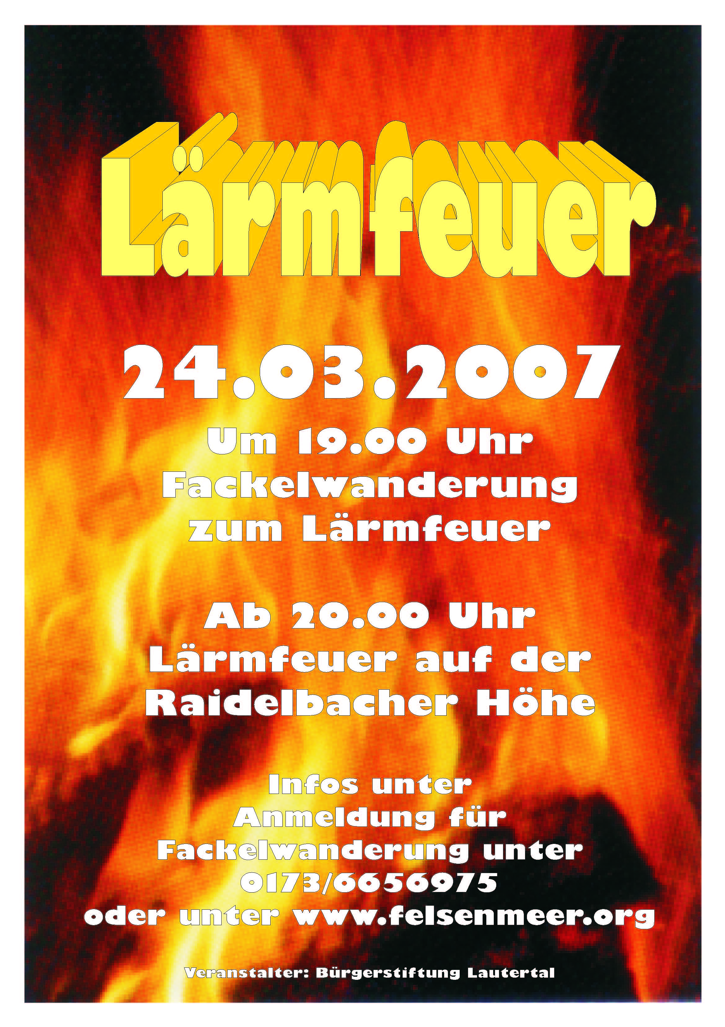 LarmfeuerPlakat
