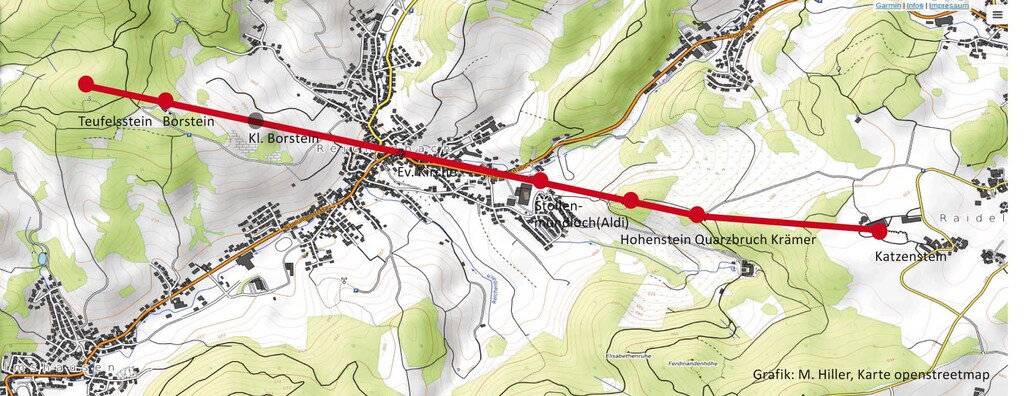 Karte: M. Hiller, Openstreetmap