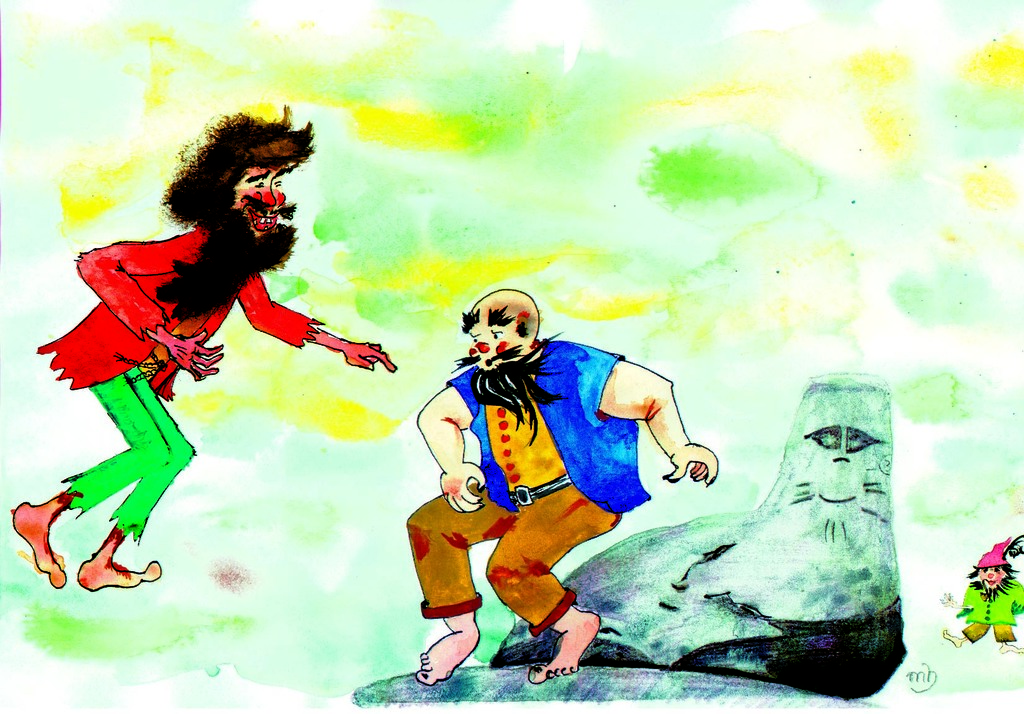 Felshockers Furz, Zeichnung: M. Hiller